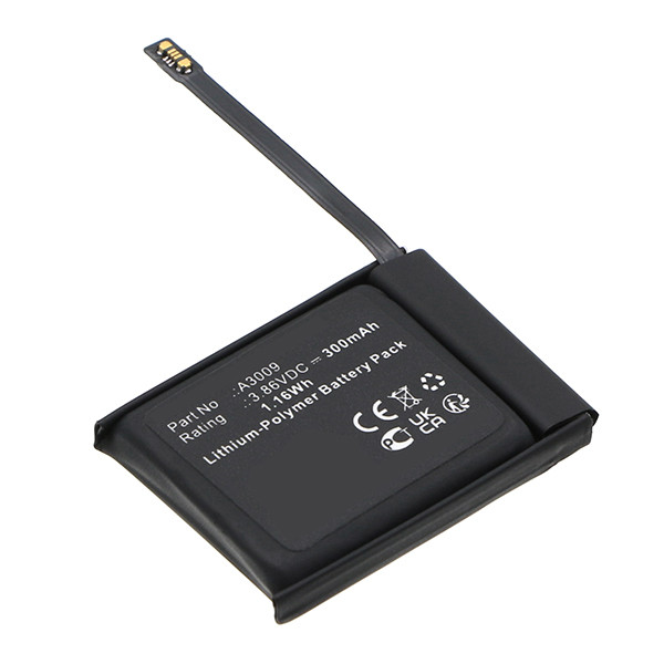 Apple Watch Series 9 45mm / A3009 accu (3.86 V, 300 mAh, 123accu huismerk)  AAP00683 - 1