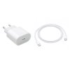 Apple adapter met USB-C naar USB-C kabel (wit)
