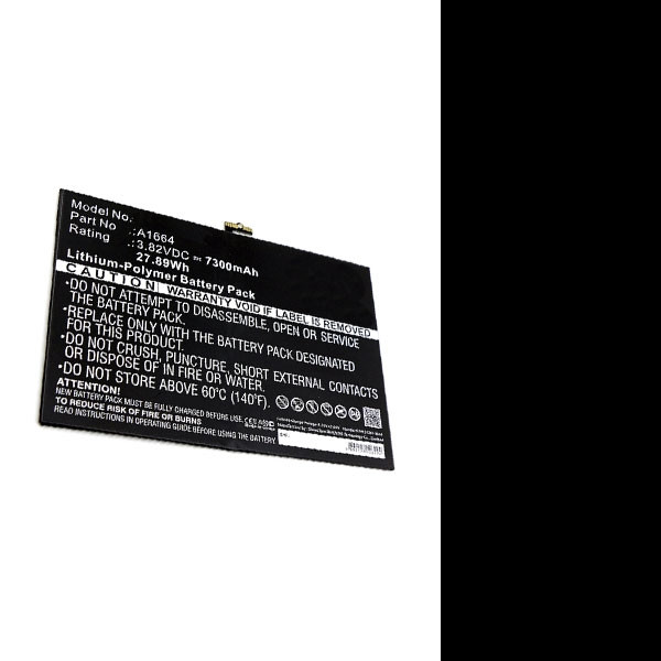 Apple iPad 9.7 / A1664 accu (7300 mAh, 123accu huismerk) AAP00371 - 1