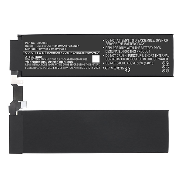 Apple iPad Pro 11 2024 / 0098S accu (3.84 V, 8150 mAh, 123accu huismerk) AAP00717 - 2