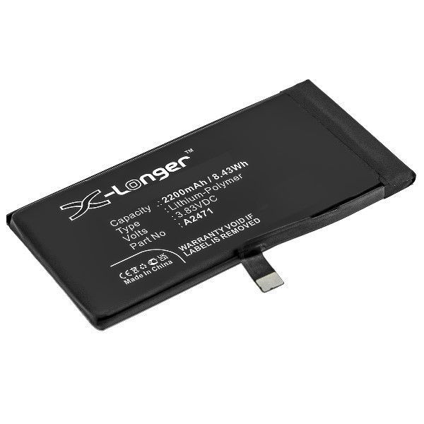 Apple iPhone 12 Mini / A2471 accu met toolkit (3.83 V, 2200 mAh, 123accu huismerk) AAP00745 - 2