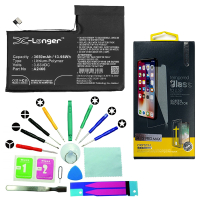 Apple iPhone 12 Pro Max / A2466 accu met toolkit en screenprotector (3.83 V, 3650 mAh, 123accu huismerk) AAP00751