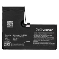 Apple iPhone 13 Pro / A2656 / A2640  accu (3.85 V, 3000 mAh, 123accu huismerk) AAP00586