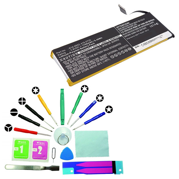 Apple iPhone 5S accu met toolkit (3.8 V, 1700 mAh, 123accu huismerk) AAP00746 - 1