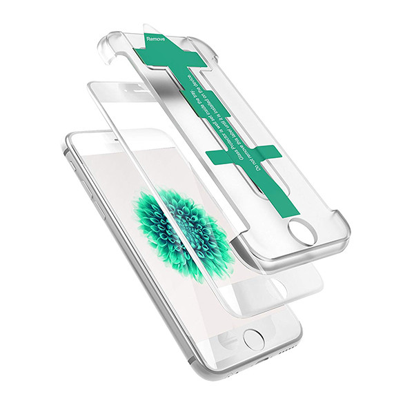 Apple iPhone 6 / 6S Screenprotector (wit, gehard glas, 123accu huismerk)  AAP00426 - 1