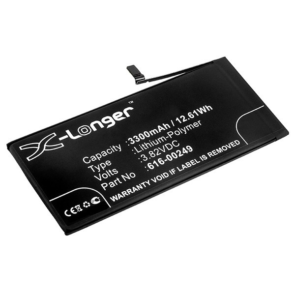 Apple iPhone 7 Plus / iPhone 7+ accu (3.82 V, 3300 mAh, 123accu huismerk)  AAP00406 - 1