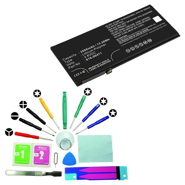 Apple iPhone XR accu met toolkit (3.8 V, 3500 mAh, 123accu huismerk) AAP00742 - 1