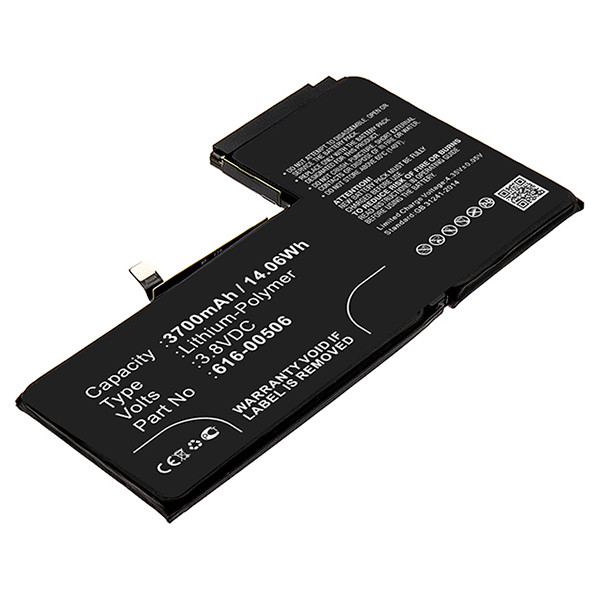 Apple iPhone Xs Max accu (3.8 V, 3700 mAh, 123accu huismerk)  AAP00573 - 1