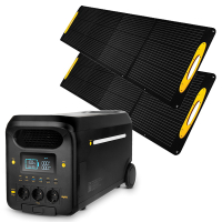 Aqiila Powerbird S3000V2 Power Station + 2x Sunbird P200 Solar Panels AAQ00040