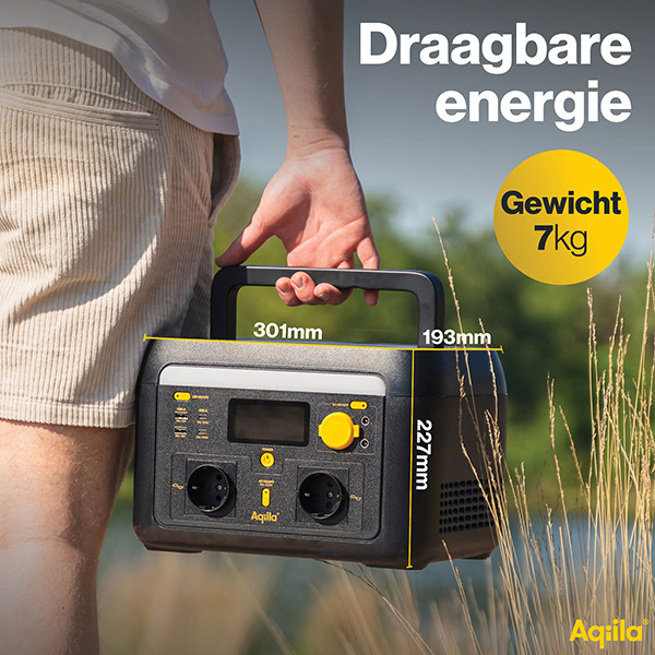 Aqiila Powerbird S600V2 Power Station (512Wh / 600W / 1000W Piek) AAQ00035 - 3