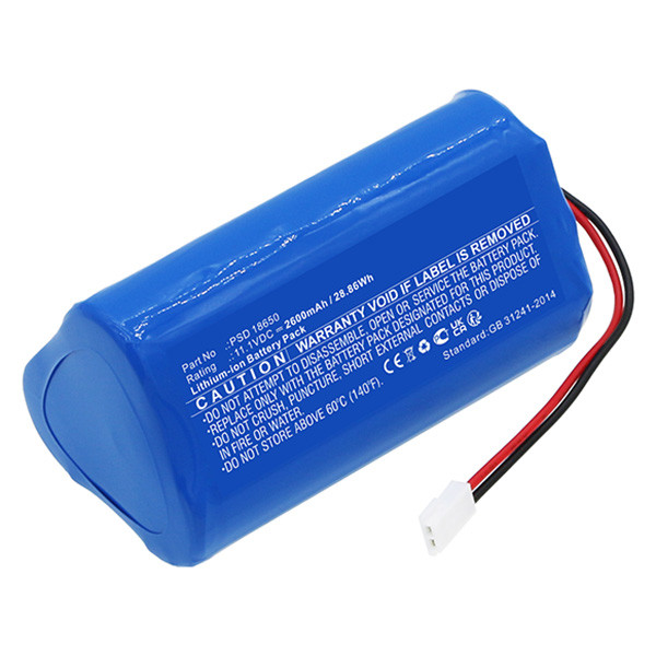 Aquajack PSD 18650 accu (11.1 V, 2600 mAh, 123accu huismerk)  AAQ00015 - 1