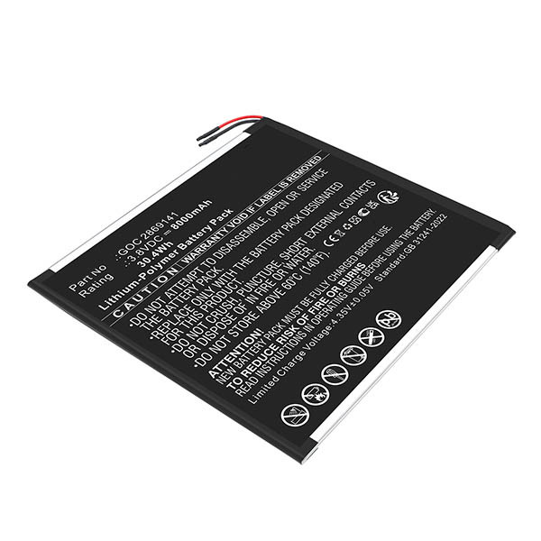 Archos 101B Oxygen / GOC2869141 accu (3.8 V, 8000 mAh, 123accu huismerk) AAR00221 - 1