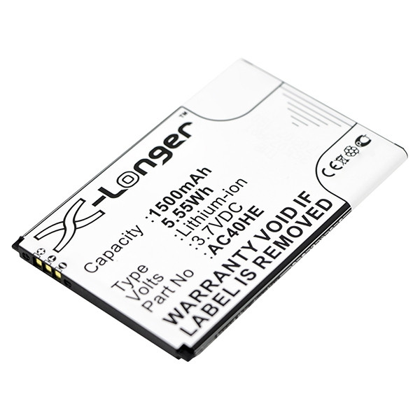 Archos AC40HE accu (1500 mAh, 123accu huismerk)  AAR00088 - 1