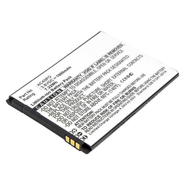 Archos BS975 / AC40PO accu (1900 mAh, 123accu huismerk)  AAR00089 - 1