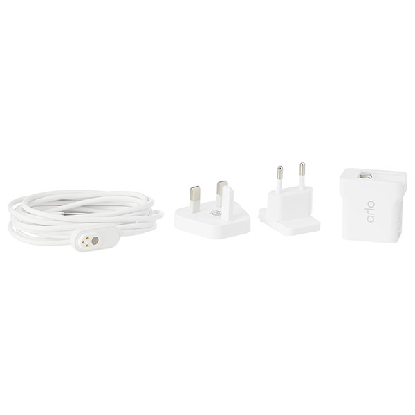 Arlo | Magnetische oplaadkabel | Pro/Ultra/Floodlight/Go 2 camera’s | 2,4 m | Wit AAR00232 - 1