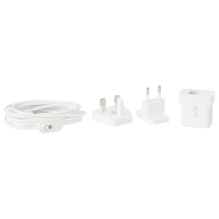 Arlo | Magnetische oplaadkabel | Pro/Ultra/Floodlight/Go 2 camera’s | 2,4 m | Wit AAR00232