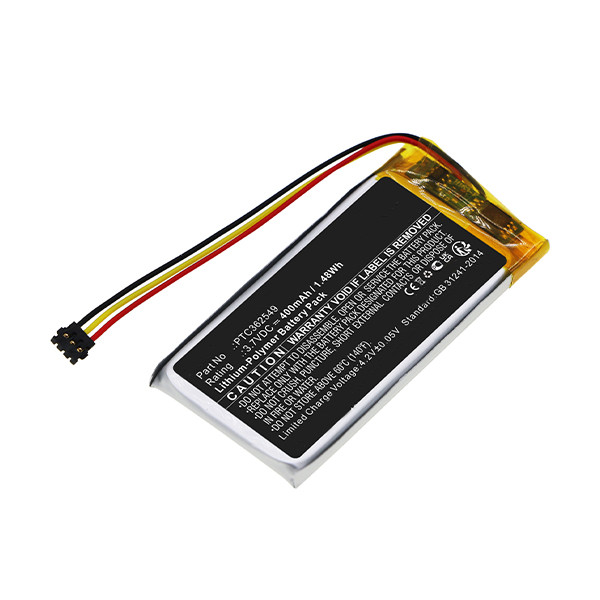 Arlo PTC362549 accu (3.7 V, 400 mAh, 123accu huismerk) AAR00207 - 1