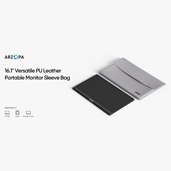 Arzopa 15.6" - 16.1" portable monitor beschermhoes AAR00219 - 6
