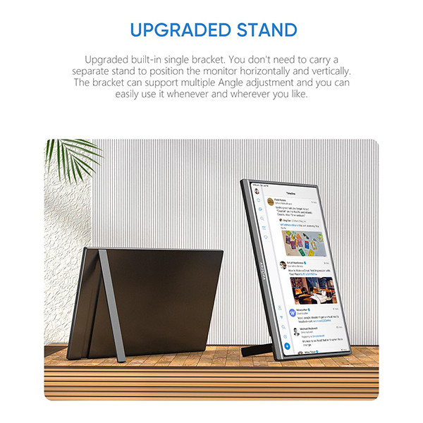 Arzopa A1M portable monitor 17,3" | 1920 x 1080 | 1x USB-C + 1x Mini HDMI AAR00217 - 7