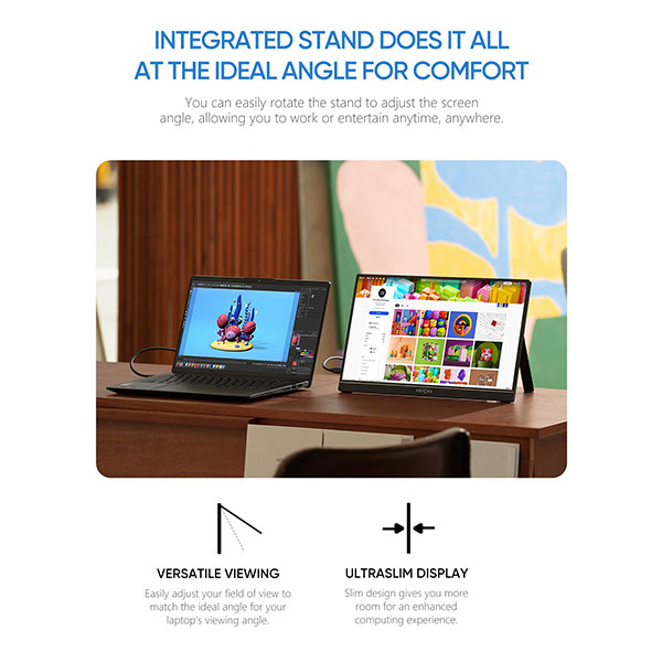 Arzopa A1M portable monitor 17,3" | 1920 x 1080 | 1x USB-C + 1x Mini HDMI AAR00217 - 8