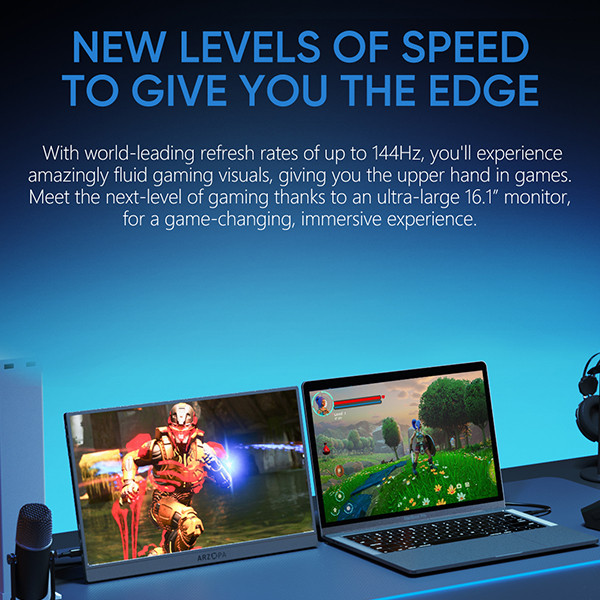 Arzopa Z1FC portable monitor 16,1" | 1920 x 1080 | 2x USB-C + 1x Mini HDMI AAR00216 - 4