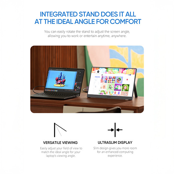 Arzopa Z1FC portable monitor 16,1" | 1920 x 1080 | 2x USB-C + 1x Mini HDMI AAR00216 - 7