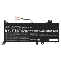 Asus 0B200-03450400 / B21N1818-2 accu (7.7 V, Li-ion, 4100 mAh, 123accu huismerk)  AAS00885