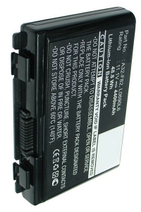 Asus A32-F82 / A32-F52 / 90-NVD1B1000Y accu (11.1 V, 4400 mAh, 123accu huismerk)  AAS00105