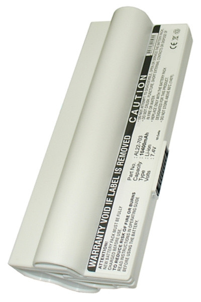 Asus AL22-703 / SL22-900A / SL22-703 accu wit (7.4 V, 10400 mAh, 123accu huismerk)  AAS00156 - 1