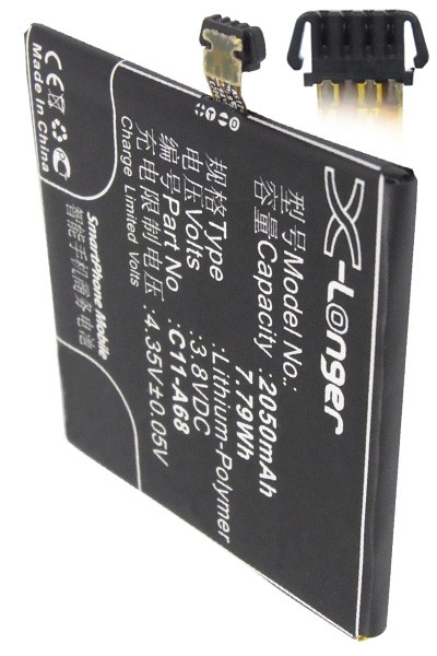 Asus C11-A68 accu (2050 mAh, 123accu huismerk)  AAS00259 - 1