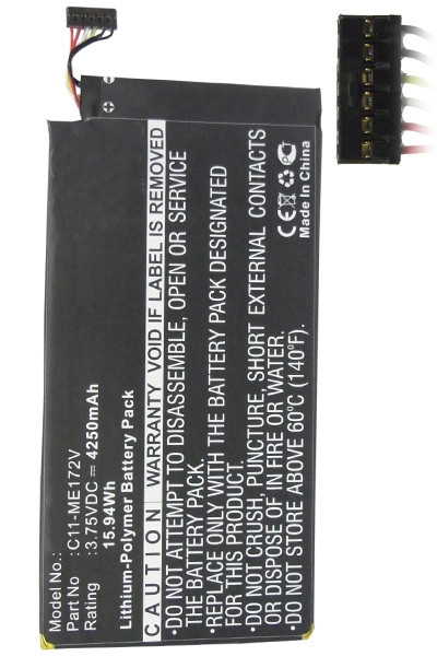 Asus C11-ME172V accu (4250 mAh, 123accu huismerk)  AAS00254 - 1