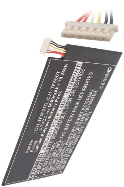 Asus C11-TF500TD / C21-TF500T accu (3.7 V, 5000 mAh, 123accu huismerk)  AAS00042 - 1