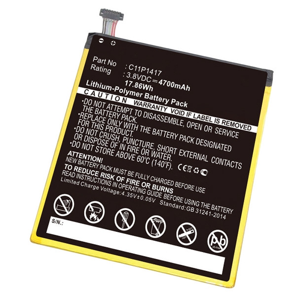 Asus C11P1417 / 0B200-01290000 accu (4700 mAh, 123accu huismerk)  AAS00497 - 1