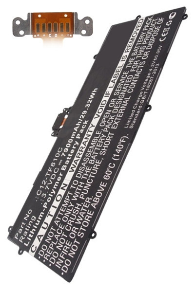 Asus C12-TF810C accu (7900 mAh, 123accu huismerk)  AAS00040 - 1