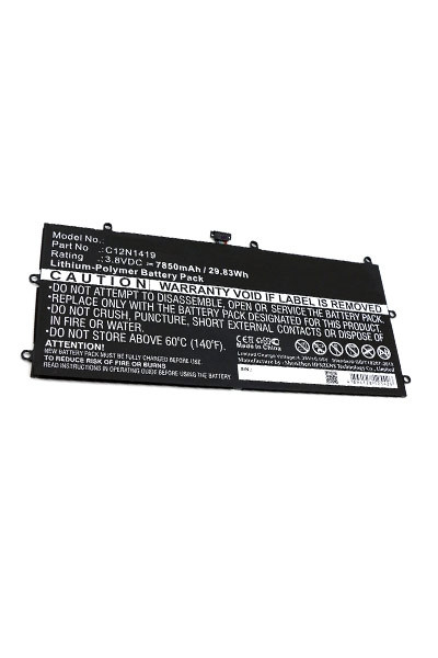 Asus C12N1419 accu (7850 mAh, 123accu huismerk)  AAS00510 - 1