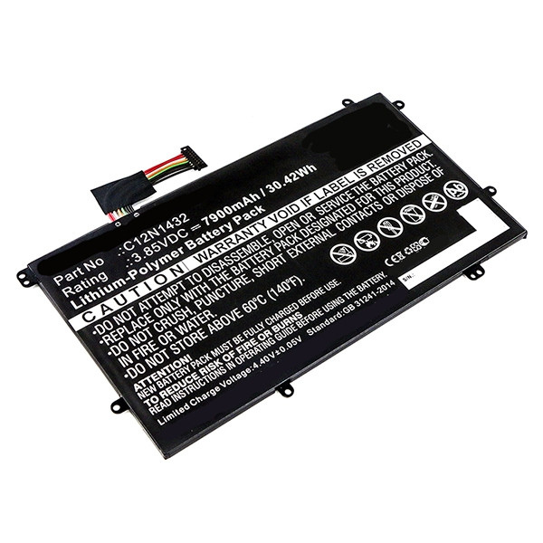 Asus C12N1432 / 0B200-01550000M accu (3.85 V, 7900 mAh, 123accu huismerk)  AAS00555 - 1