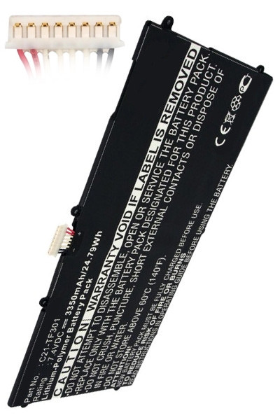 Asus C21-TF301 accu (3350 mAh, 123accu huismerk)  AAS00037 - 1