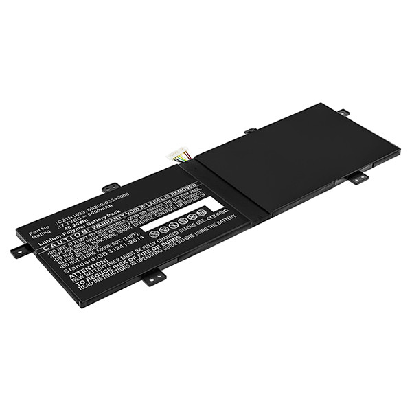 Asus C21N1833 / 0B200-03340000 accu (7.7 V, 6000 mAh, 123accu huismerk)  AAS00741 - 1