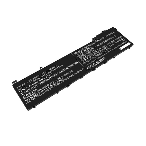 Asus C32N2022 / 0B200-04040000 accu (11.55 V, 8150 mAh, 123accu huismerk)  AAS00870 - 1
