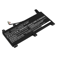 Asus C41N1731-2 / C41PNJ5 accu (15.4 V, 4300 mAh, 123accu huismerk)  AAS00858