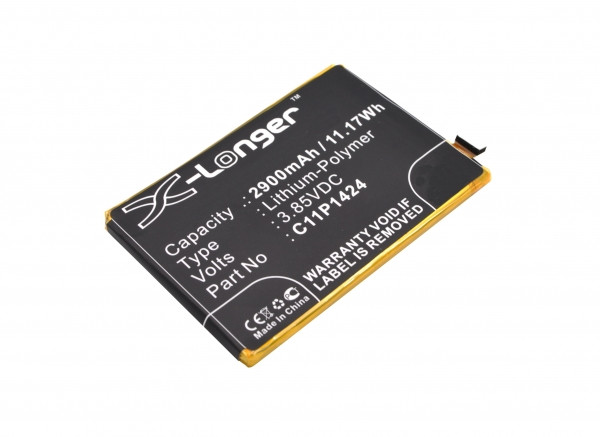 Asus ZenFone /  C11P1423 / C11P1424 accu (3.85 V, 2900 mAh, 123accu huismerk) AAS00428 - 1