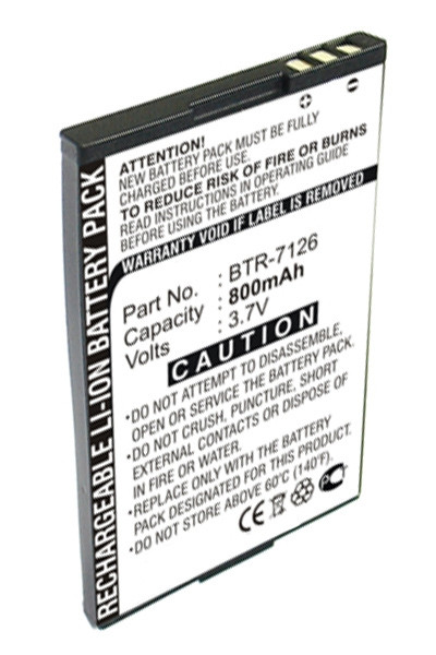 Audiovox BTR-7126 accu (800 mAh, 123accu huismerk)  AAU00045 - 1