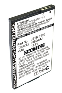 Audiovox BTR-7126 accu (800 mAh, 123accu huismerk)  AAU00045