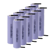 10 stuks: BAK 18650 batterij met soldeerlippen (3.6 V, 3350 MAh, 10A)