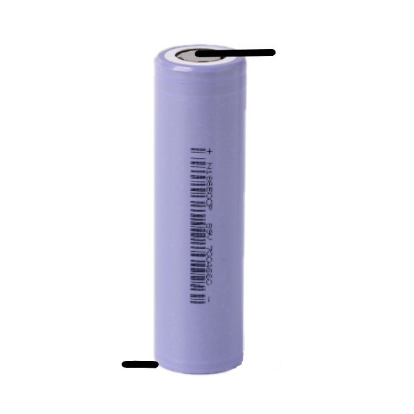 BAK 18650 batterij met soldeerlippen (3.6 V, 3350 MAh, 10A)  ABA00144 - 1
