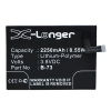 BBK B-73 accu (2250 mAh, 123accu huismerk) ABB00030 - 1