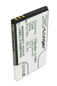 BBK BL-4C / C4C08T / C4C50T accu (750 mAh, 123accu huismerk)  ABB00003