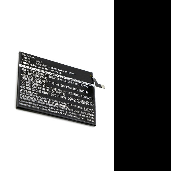 BQ 3080 accu (2950 mAh, 123accu huismerk)  ABQ00015 - 1
