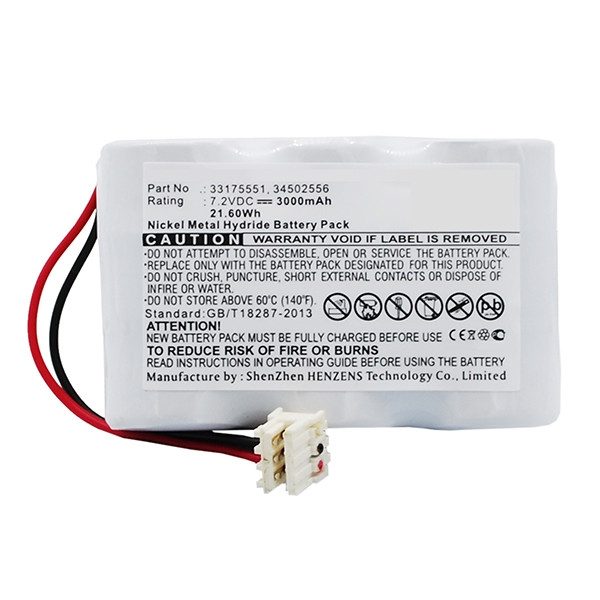 B Braun 35 / 33175551 accu (7.2 V, 3000 mAh, 123accu huismerk) ABB00036 - 1