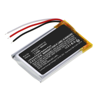 Bang & Olufsen AHB622540PMT-02 accu (3.7 V, 600 mAh, 123accu huismerk) ABA00135